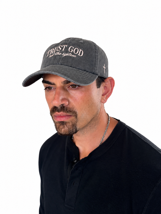 Trust God Not The System Dad Hat